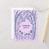 GRACIAS TÚ Dibujo Floral Whimsical Doodle