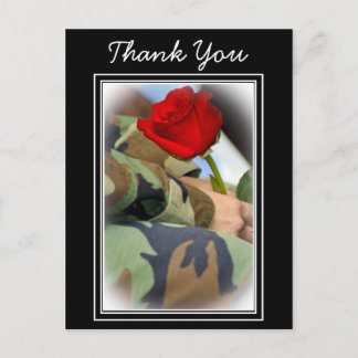 Postal Gracias, Veteran Postcard