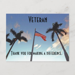 Postal Gracias Veterano
