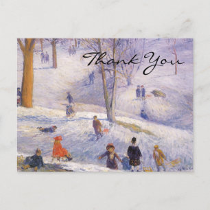 Postal Gracias Vintage de Navidad