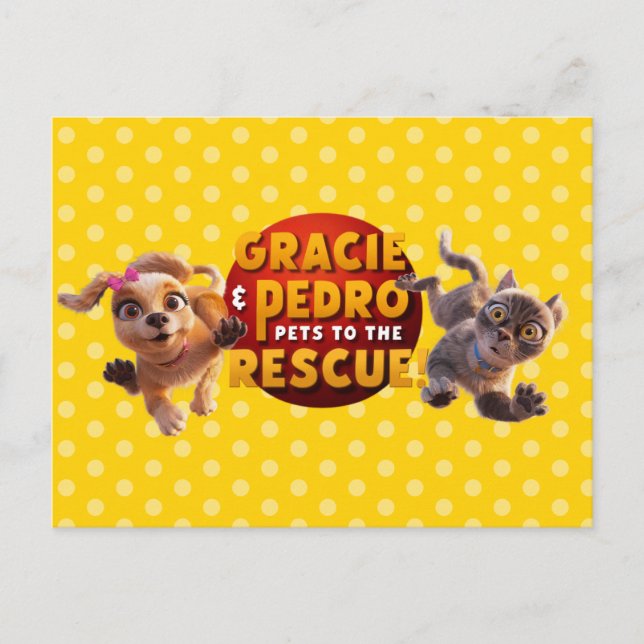 Postal Gracie & Pedro Adventure Awaits (Anverso)