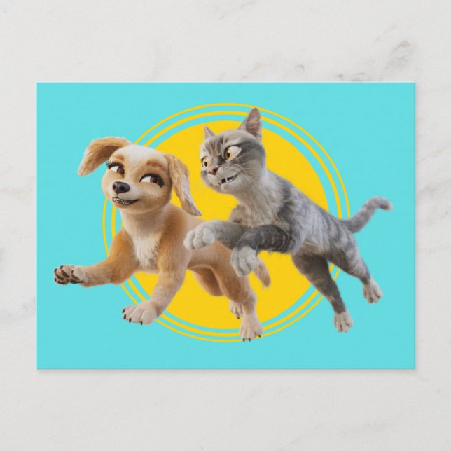 Postal Gracie y Pedro desatados (Anverso)