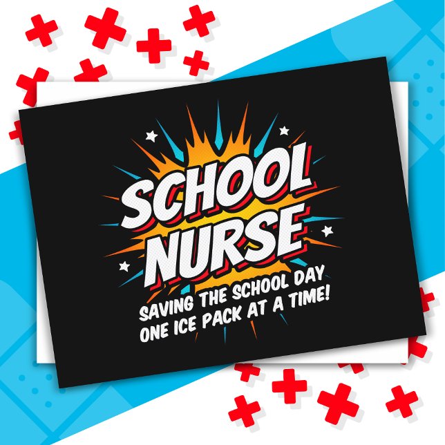 Postal Graciosa Apreciación de Enfermeras de Superheroína (Subido por el creador)