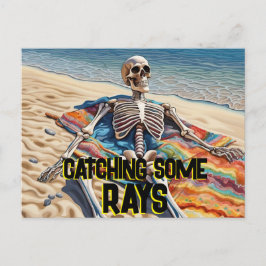 Postal Graciosa Captura De Algunos Rays Camiseta De Skele
