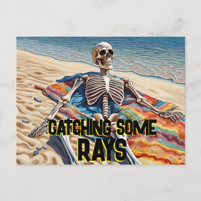 Postal Graciosa Captura De Algunos Rays Camiseta De Skele (Anverso)