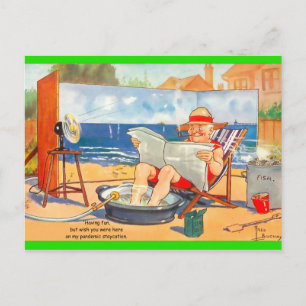 Postal Graciosa copia alterada de la estadía de la pandem