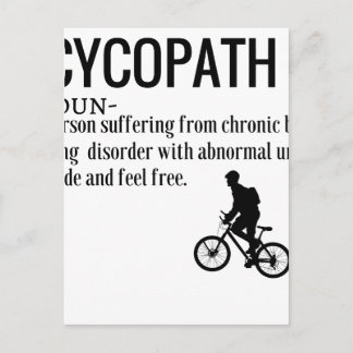 Postal Graciosa definición del diccionario Cycopath Noun 