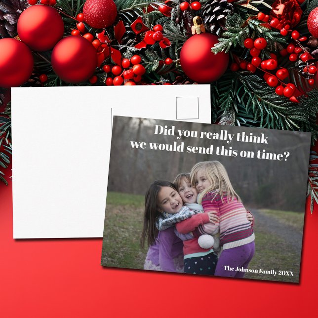 Postal Graciosa foto de familia de Navidades amaestrados  (Subido por el creador)