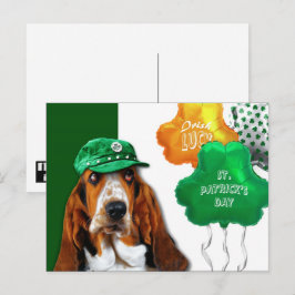 Postal Graciosa posta del Día de San Patricio