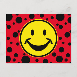 Postal Gracioso amarillo y puntos + tu trasero. e ideas