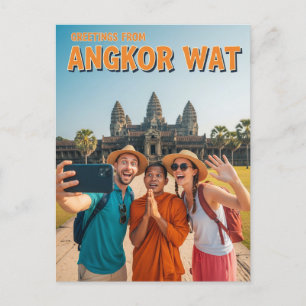Postal Gracioso Angkor Wat Cambodia