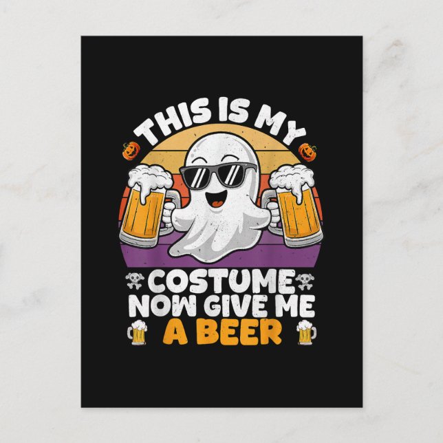 Postal Gracioso Boo Vintage (Anverso)