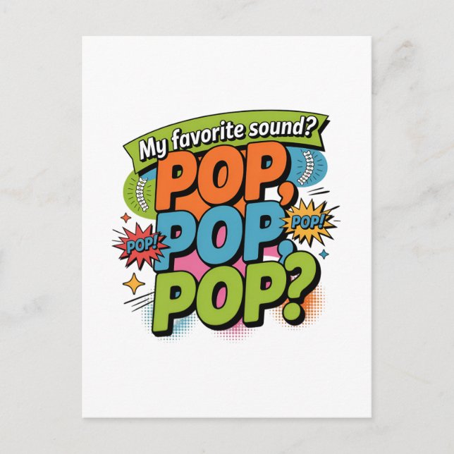 Postal Gracioso Chiropractor Pop Sound Gift (Anverso)