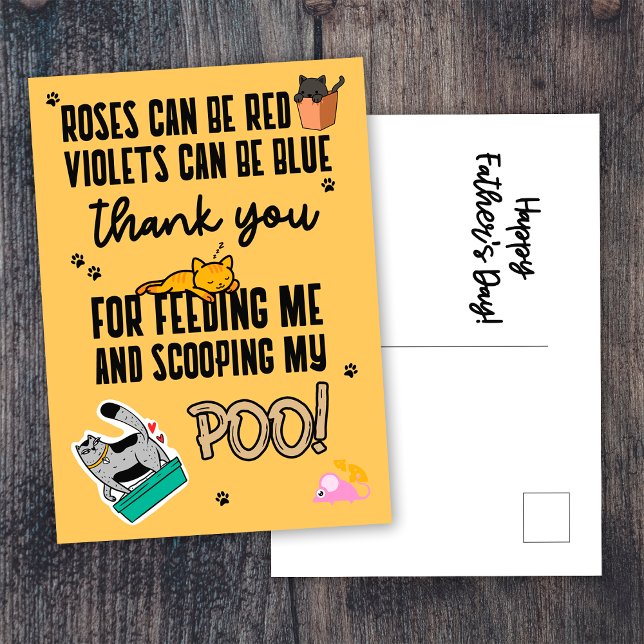 Postal Gracioso Día del Padre Feliz Amarillo Amarillo des (Subido por el creador)