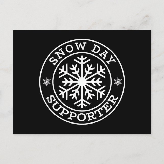 Postal Gracioso estudiante de invierno Sn, estudiante de  (Anverso)