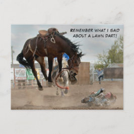 Postal Gracioso Feliz 4 De Julio Evento De Rodeo Saddle B