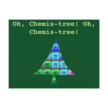 Gracioso Geek Pun: Oh, Chemis-tree!