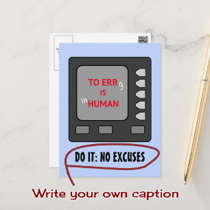 Postal Gracioso gimnasio de remo motivacional