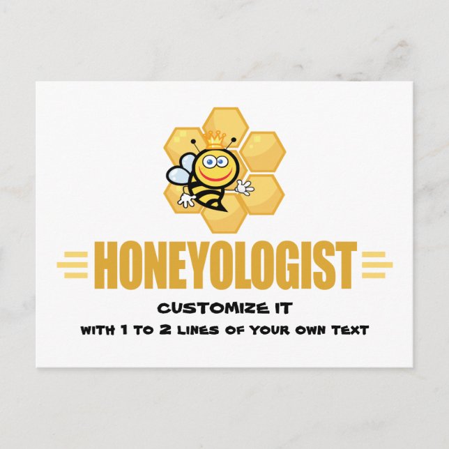 Postal Gracioso Honey Bee (Anverso)