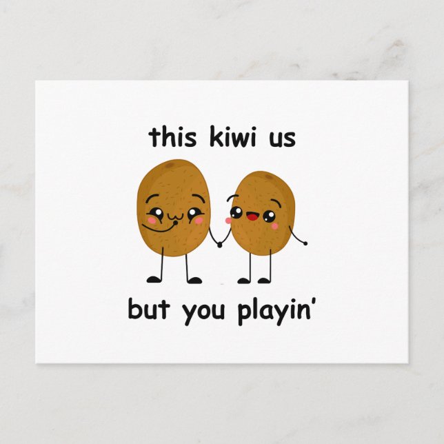 Postal Gracioso Kiwi (Anverso)