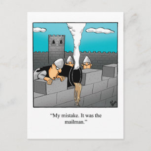 Postal Gracioso Manteniendo En Contacto La Postcarta Del