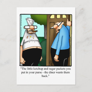 Postal Gracioso Manteniendo En Contacto La Postcarta Del 