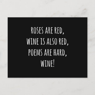 Postal Gracioso meme Día de San Valentín de vinos cita pa