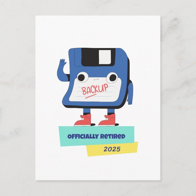 Postal gracioso oficialmente retirado 2025 (Anverso)