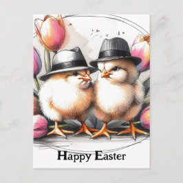 Postal Gracioso pastel de Semana Santa barato en Gorras