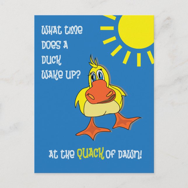 Postal Gracioso pito para niños (Anverso)