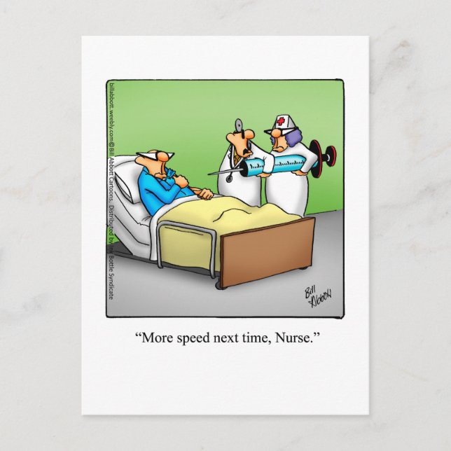 Postal Gracioso Ponte Bien Humor Postcard (Anverso)