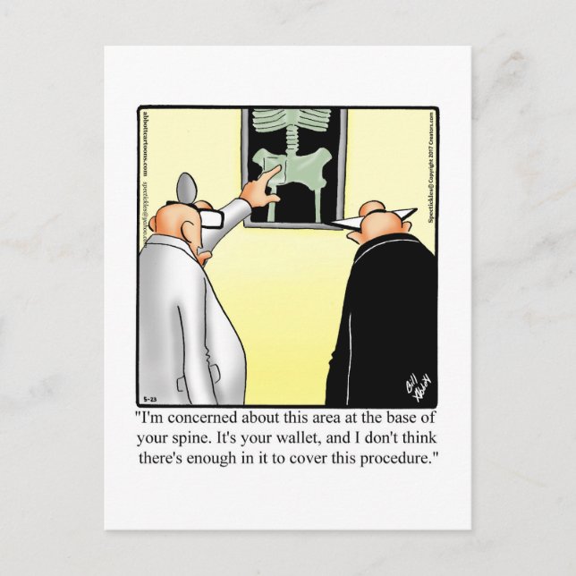 Postal Gracioso Ponte Bien Humor Postcard (Anverso)