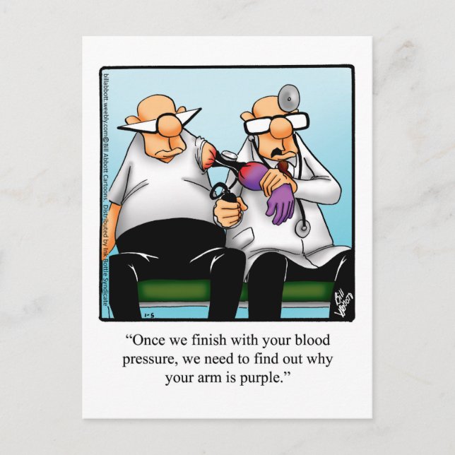Postal Gracioso Ponte Bien Humor Postcard (Anverso)