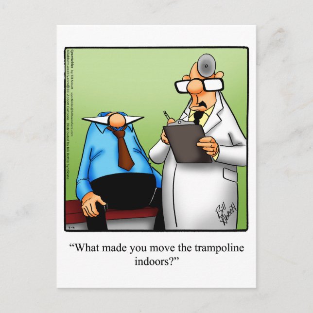 Postal Gracioso Ponte Bien Humor Postcard (Anverso)