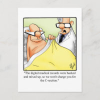 Gracioso Ponte Bien Humor Postcard