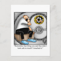 Gracioso Ponte Bien Humor Postcard
