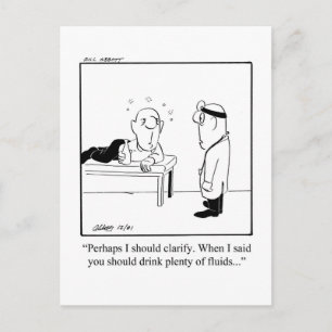Postal Gracioso Ponte Bien Humor Postcard
