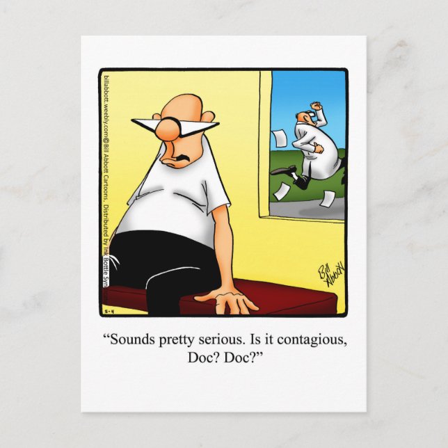 Postal Gracioso Ponte Bien Humor Postcard (Anverso)