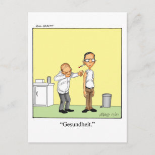 Postal Gracioso Ponte Bien Humor Postcard