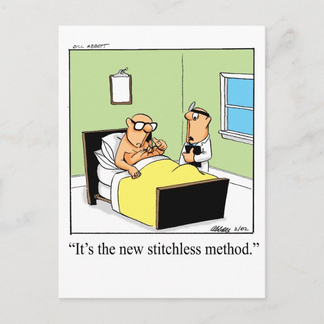 Postal Gracioso Ponte Bien Humor Postcard (Anverso)