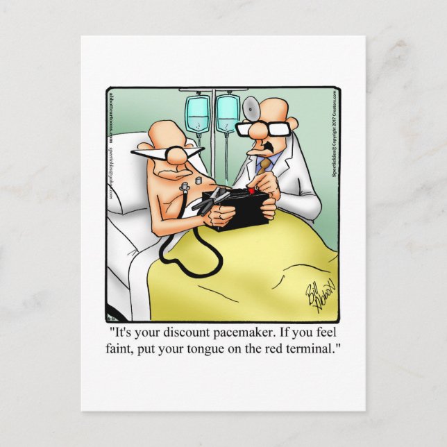 Postal Gracioso Ponte Bien Humor Postcard (Anverso)