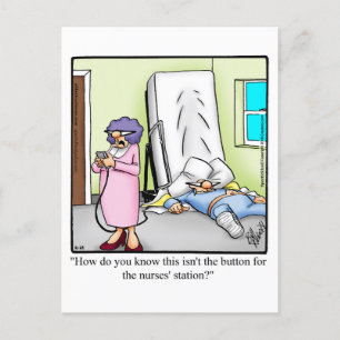 Postal Gracioso Ponte Bien Humor Postcard