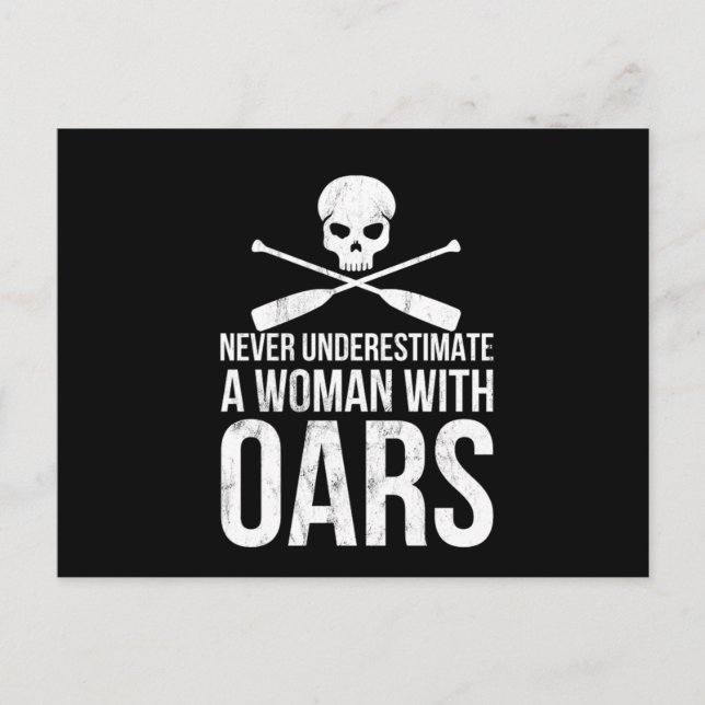 Postal Gracioso Regalo de piragüismo en caucho Kayak Raft (Anverso)