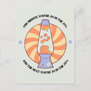 Postal Gracioso Retro 70