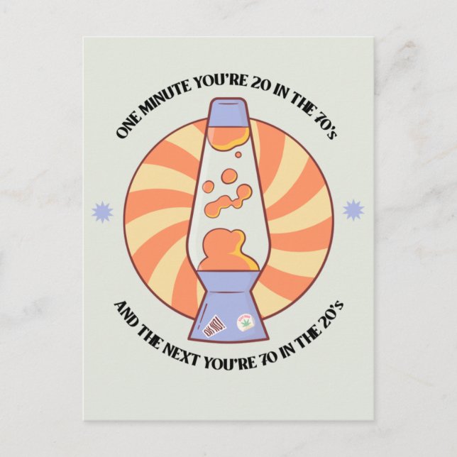 Postal Gracioso Retro 70 (Anverso)