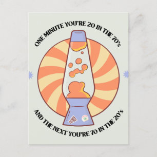 Postal Gracioso Retro 70