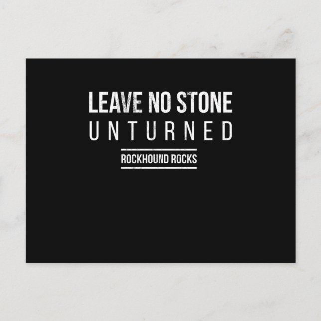 Postal Gracioso Rockhounds Rockhounding Rock Hound Idiom  (Anverso)