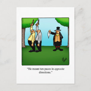 Postal Gracioso Solo Para Las Rías Humor Postcard
