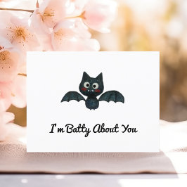 Postal Gracioso soy malo por ti, te pego a Valentine con