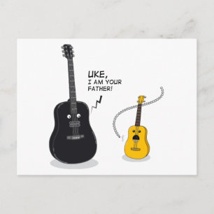 Postal Gracioso Uke, soy tu padre! Cojín